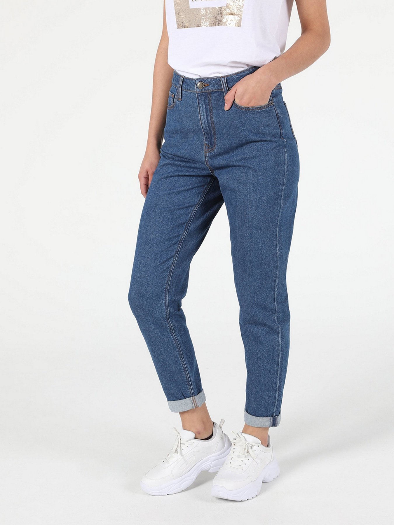 Джинсы мом Colin’s 896 Maria модель CL1054489DN04430 Фото