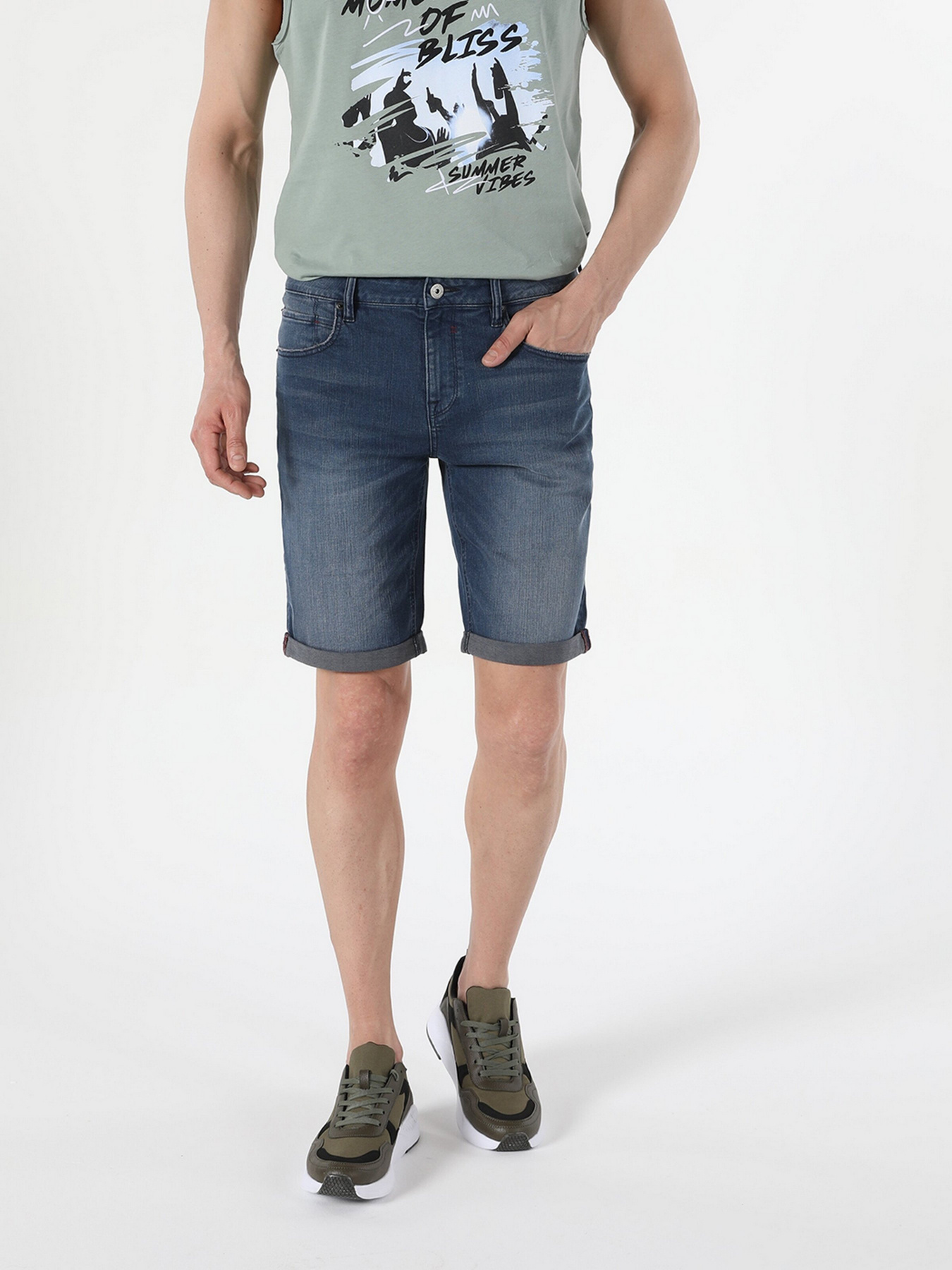 Джинсові шорти Colin’s модель CL1054721DN04151 Джинсові шорти Colin’s модель CL1054721DN04151 Фото