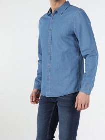 Рубашка повседневная Colin’s модель CL1054776DN41412 Фото