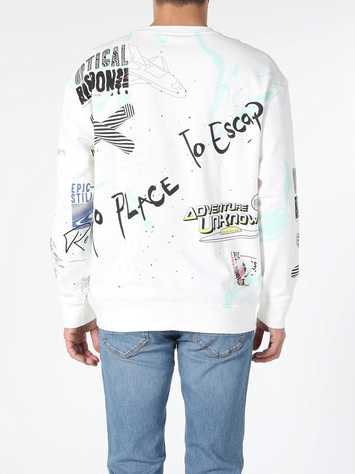 Світшот Colin’s модель CL1054847WHT Фото