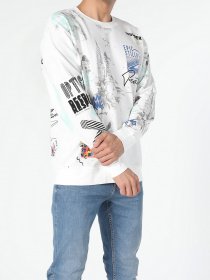 Світшот Colin’s модель CL1054847WHT Фото