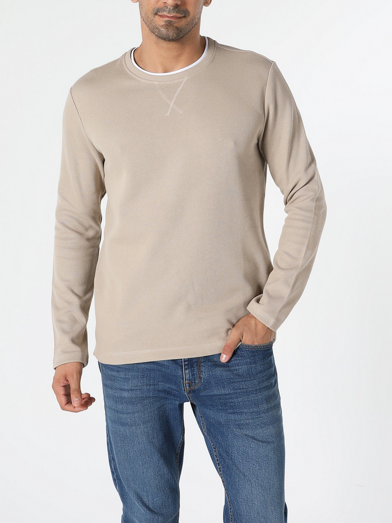 Лонгслів Colin’s модель CL1054848BEI Фото