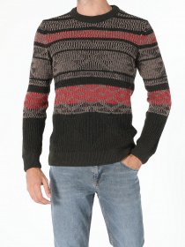 Свитер Colin’s модель CL1054872KHA Свитер Colin’s модель CL1054872KHA Фото