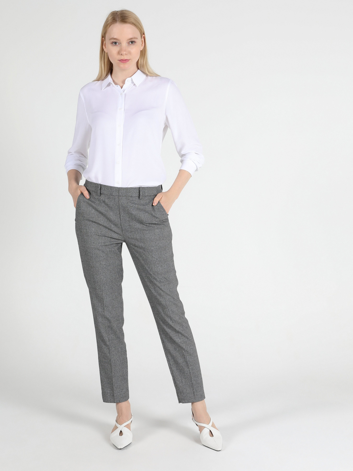 Брюки повседневные Colin’s модель CL1050722GRA Фото