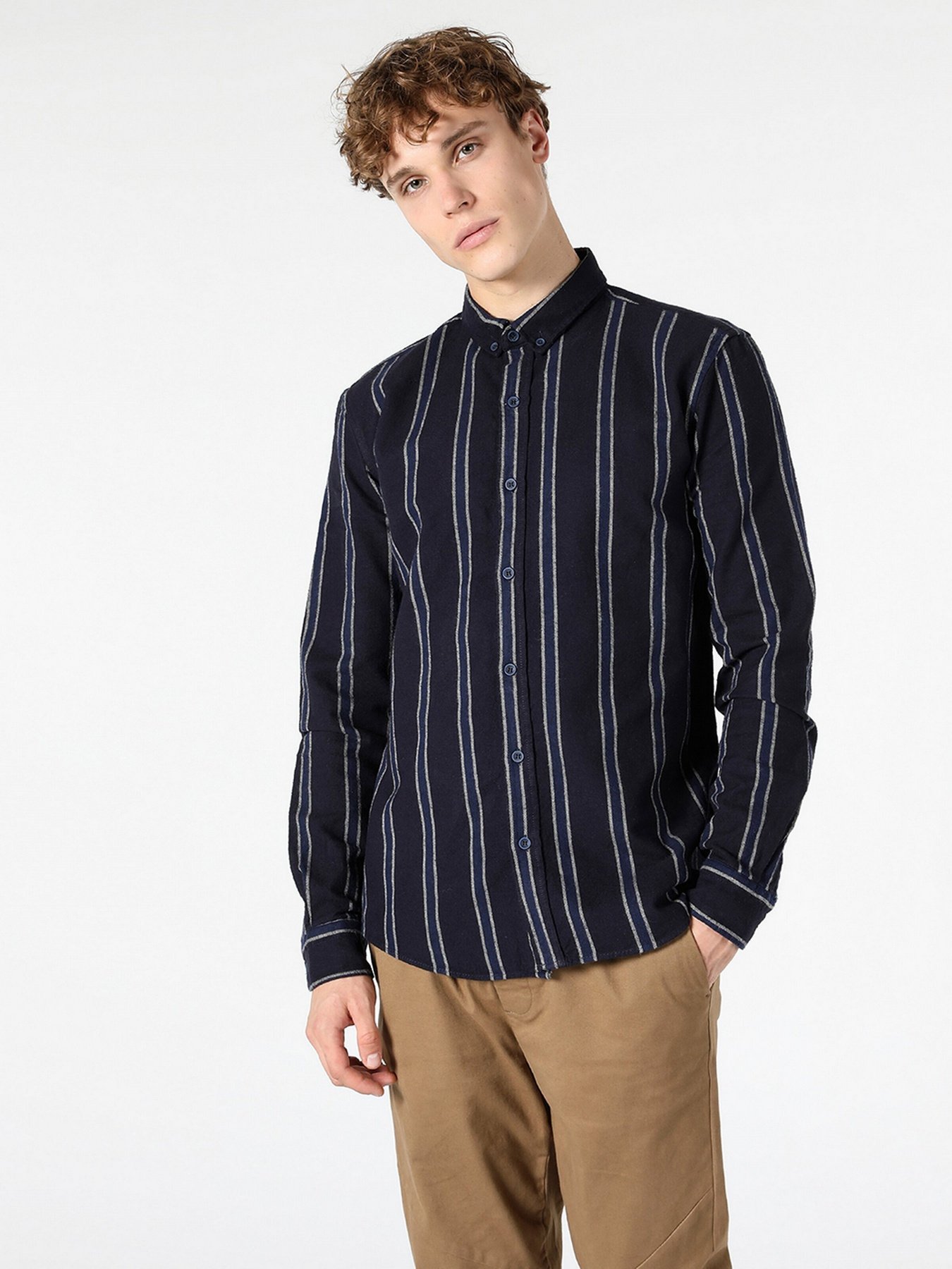 Рубашка повседневная Colin’s модель CL1054984NAV Фото