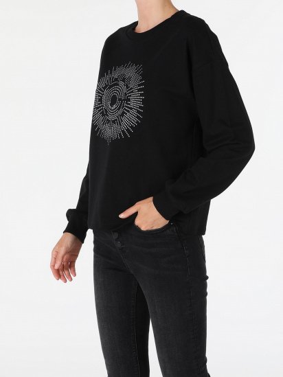 Свитшот Colin’s модель CL1055129BLK — фото 3 - INTERTOP