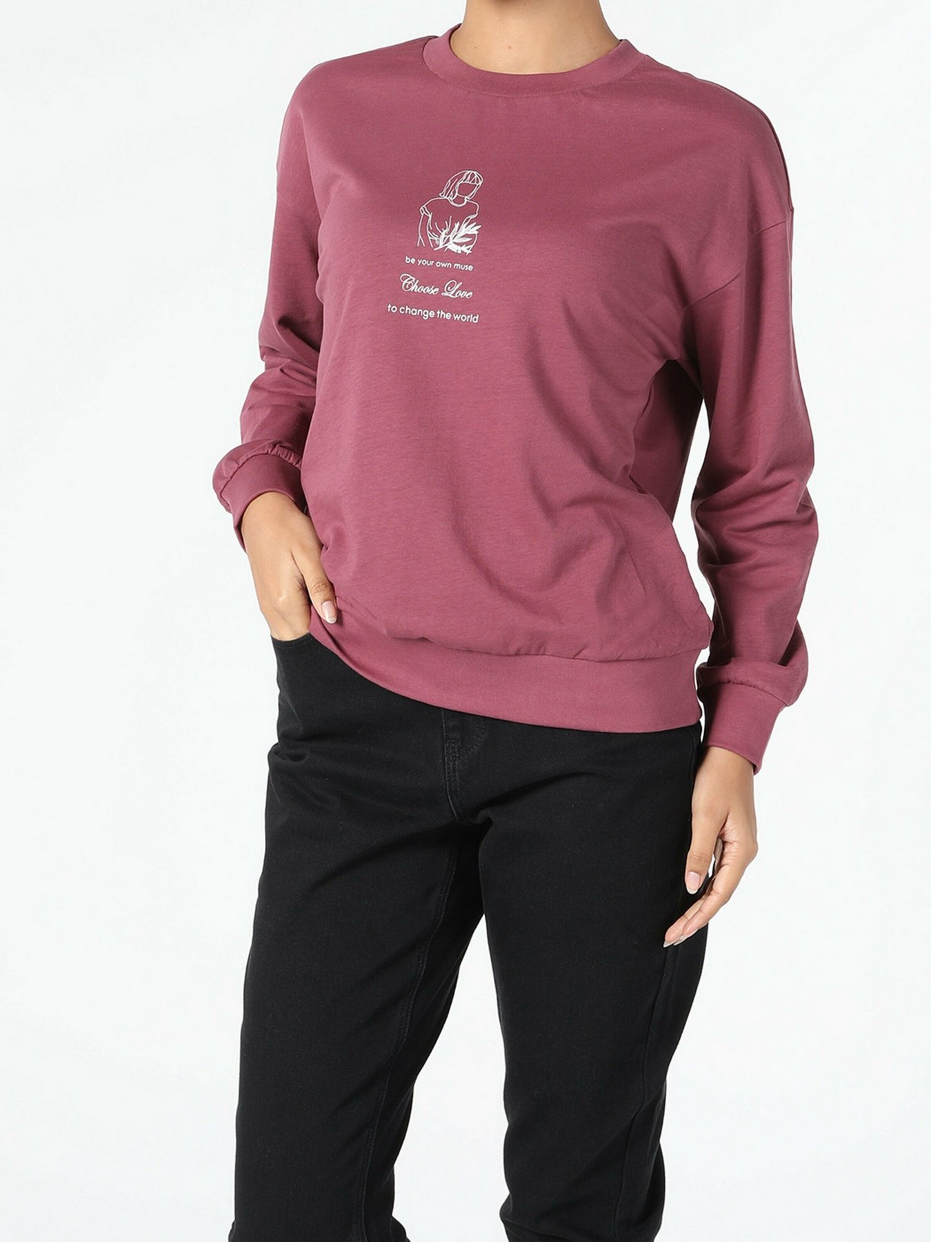 Свитшот Colin’s модель CL1055500BRW Фото