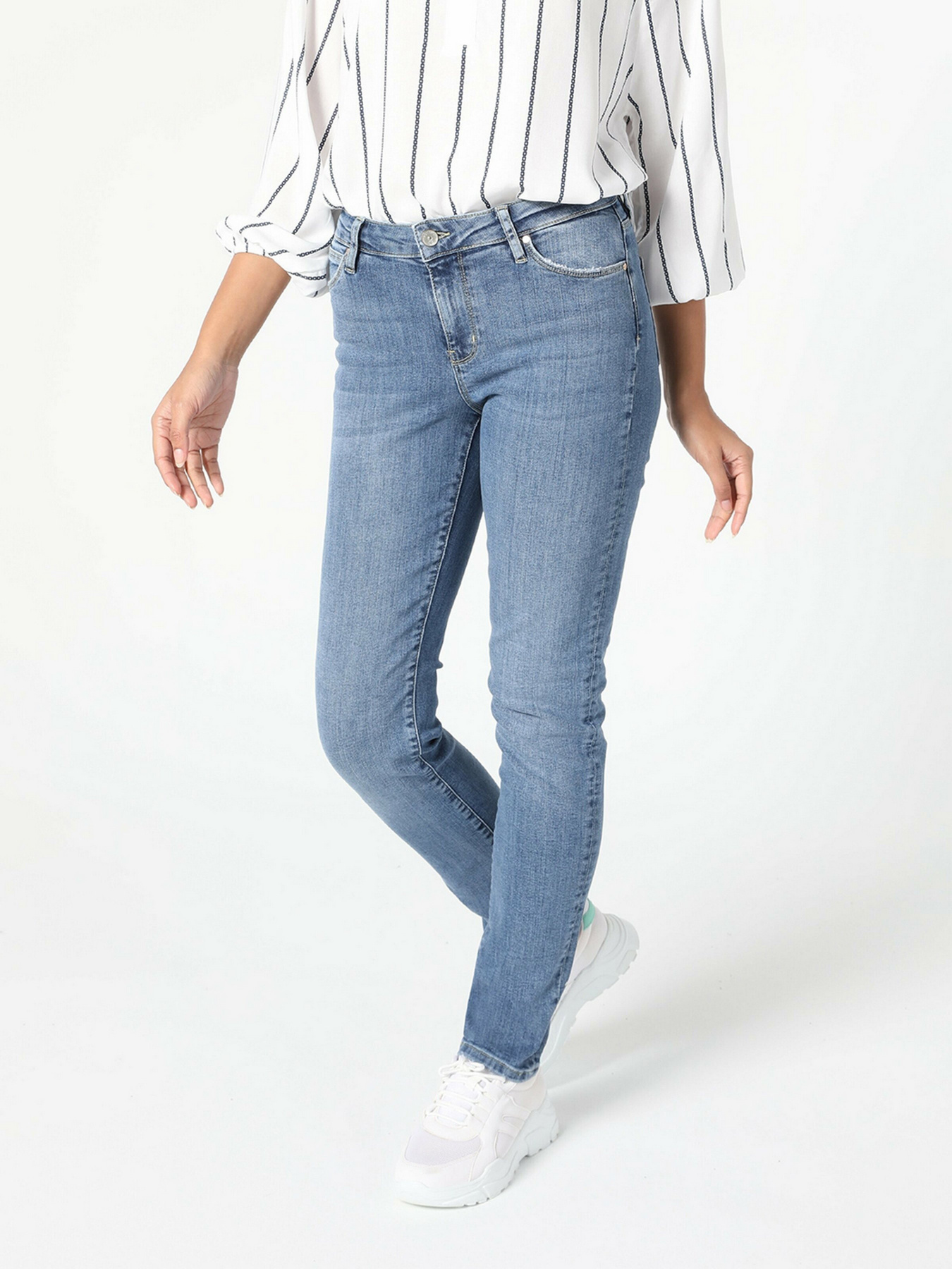 Зауженные джинсы Colin’s Slim модель CL1055528DN41477 Фото