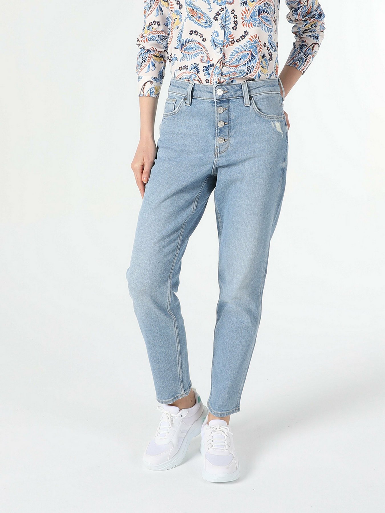 Зауженные джинсы Colin’s модель CL1055535DN41485 Фото