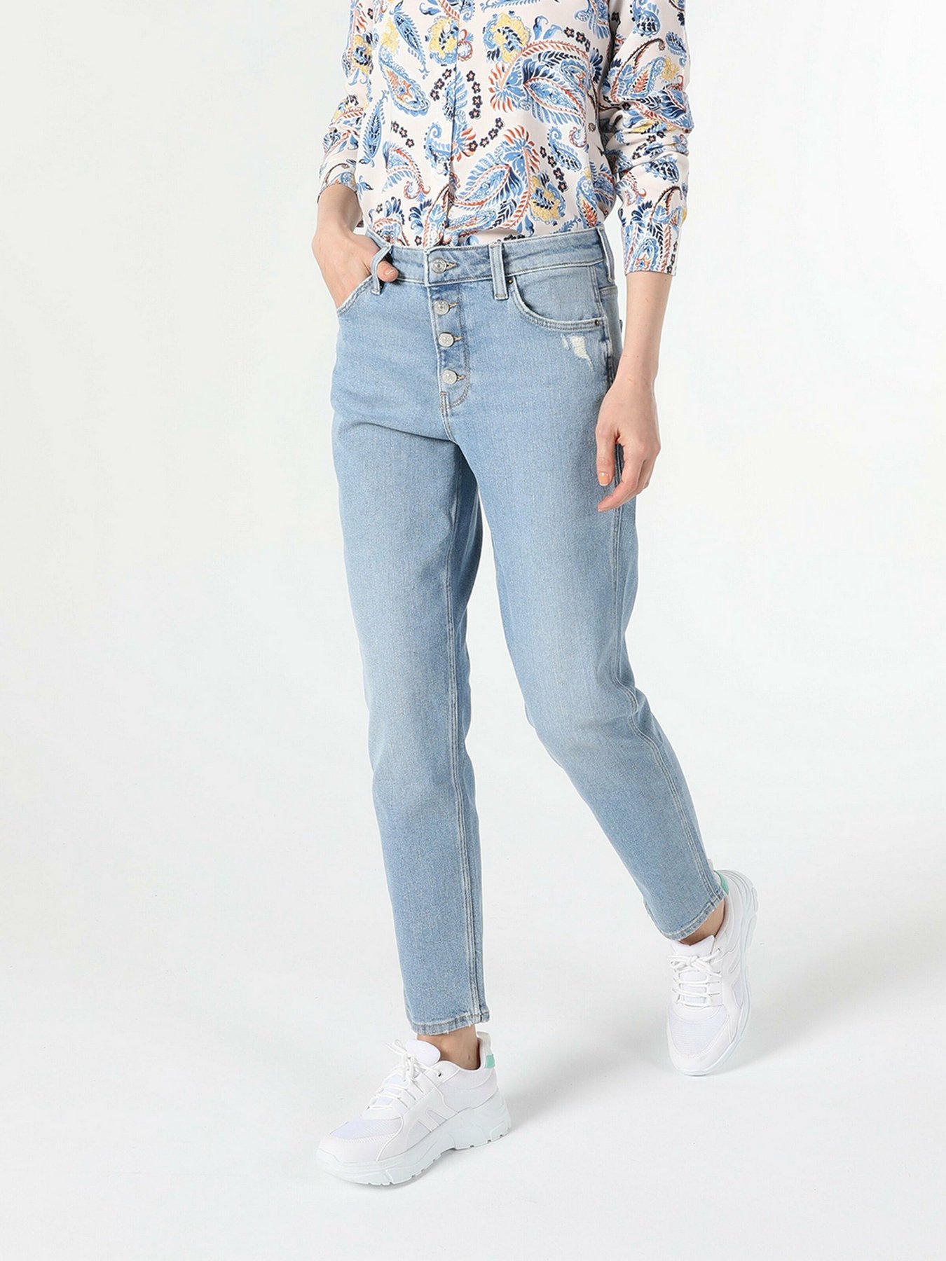 Зауженные джинсы Colin’s модель CL1055535DN41485 Фото