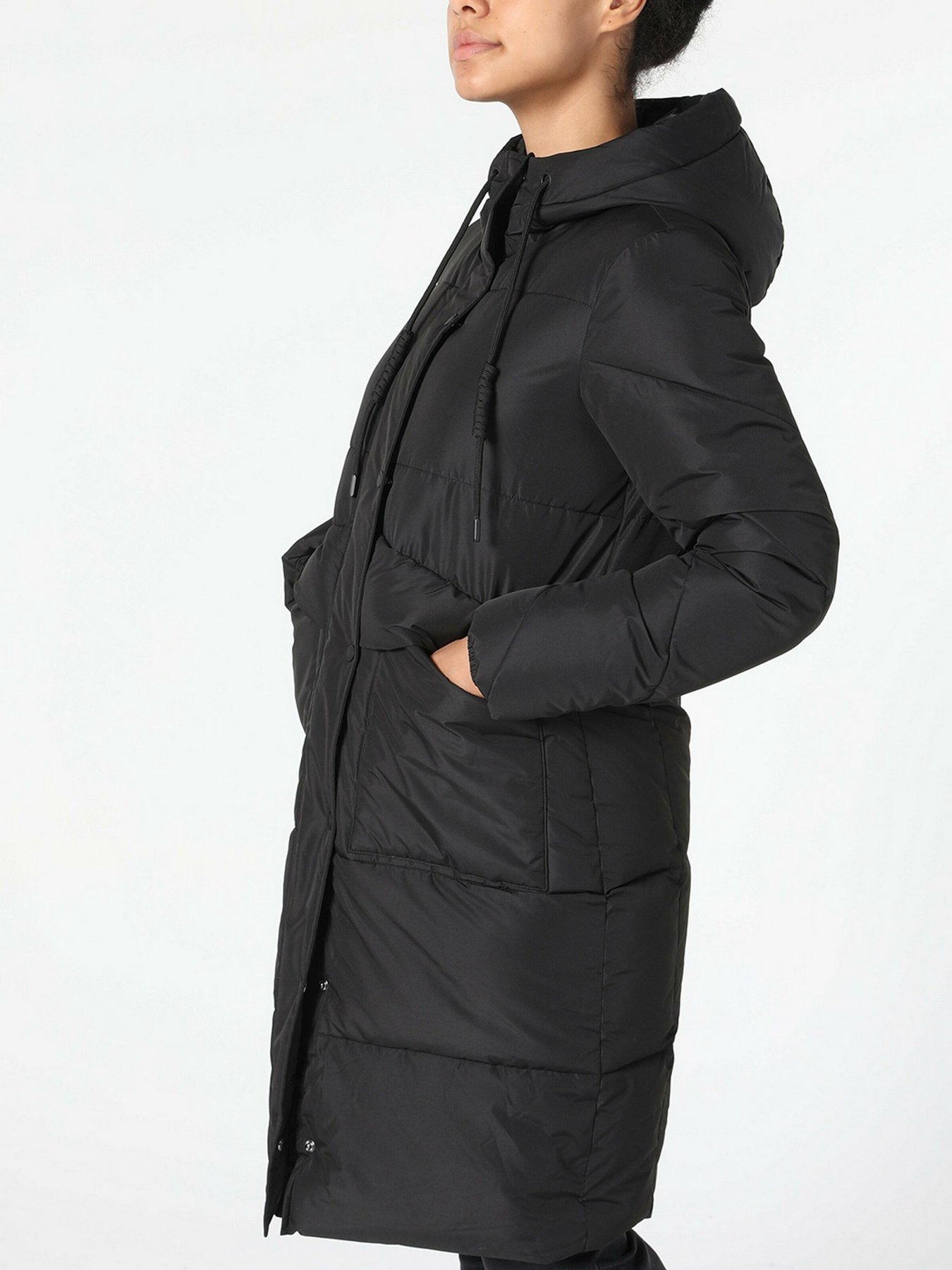 Пальто з утеплювачем Colin’s модель CL1055747BLK Фото