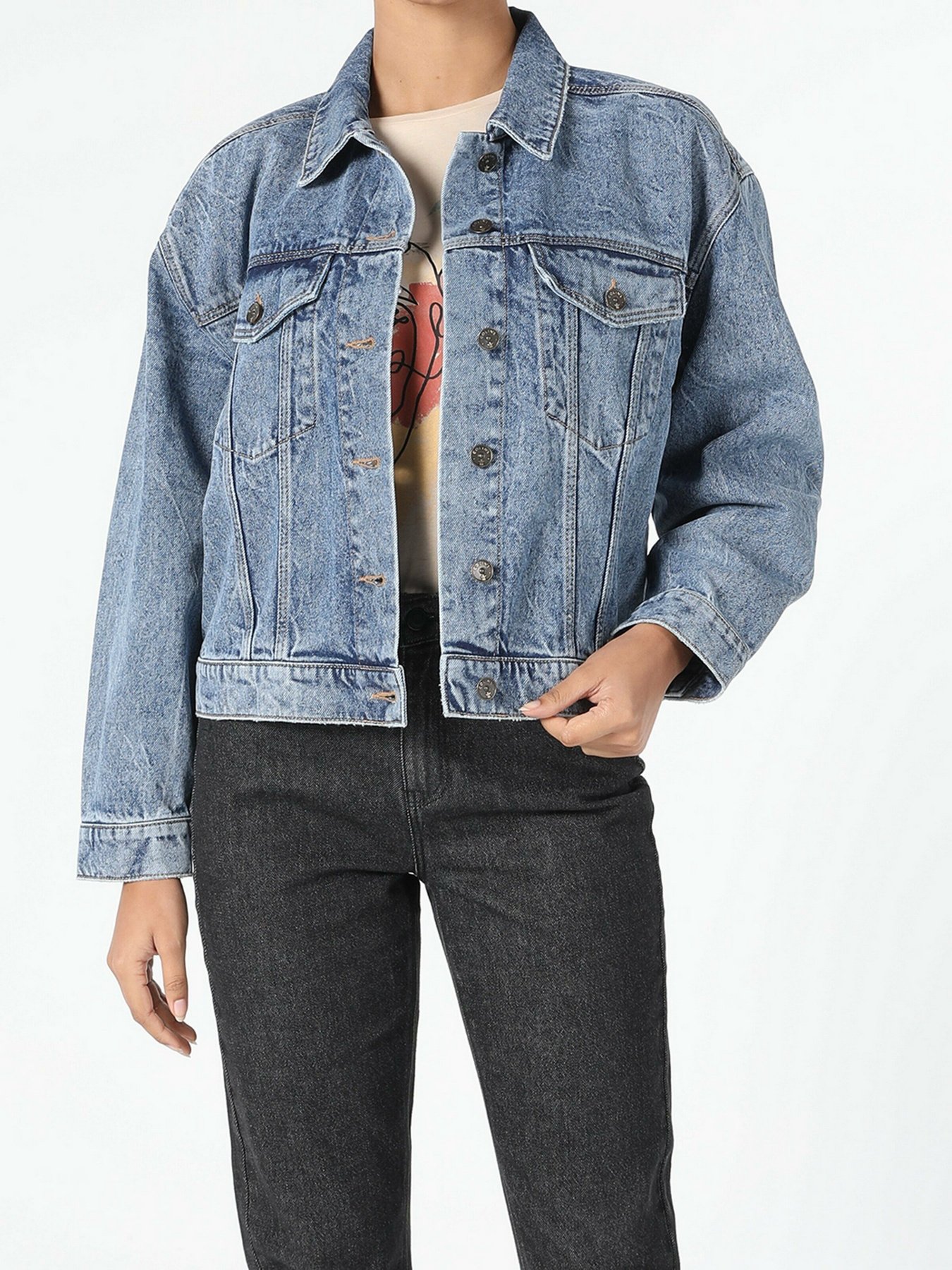 Джинсова куртка Colin’s модель CL1055781DN02831 Фото