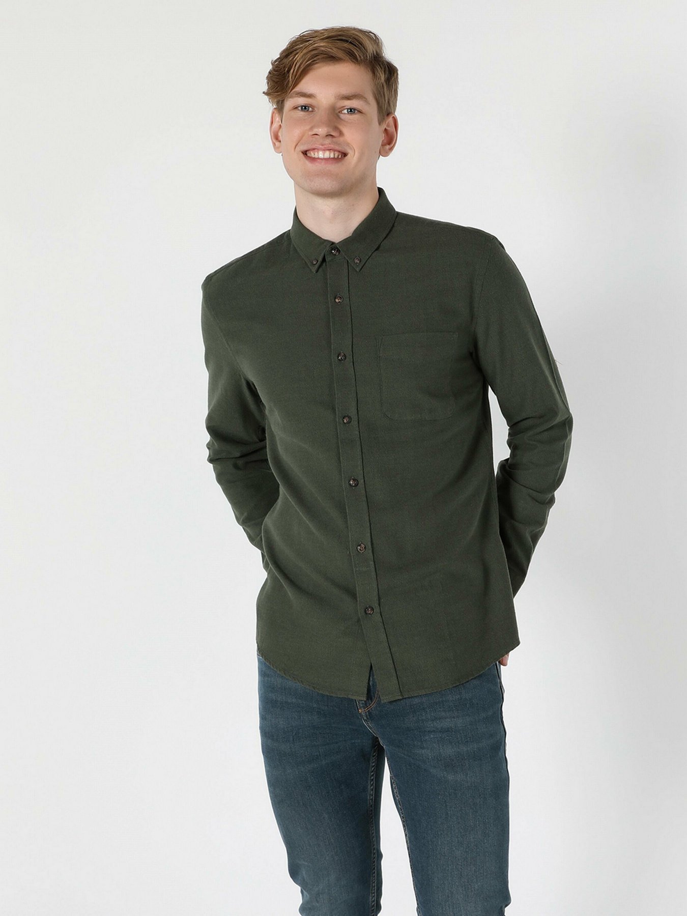 Сорочка Colin’s модель CL1055941KHA Фото