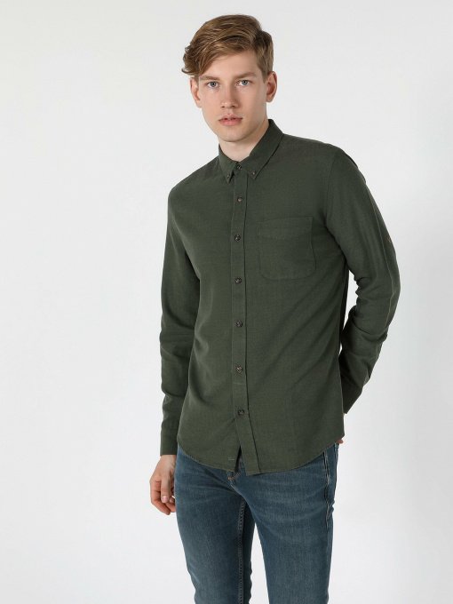 Рубашка повседневная Colin’s модель CL1055941KHA Фото