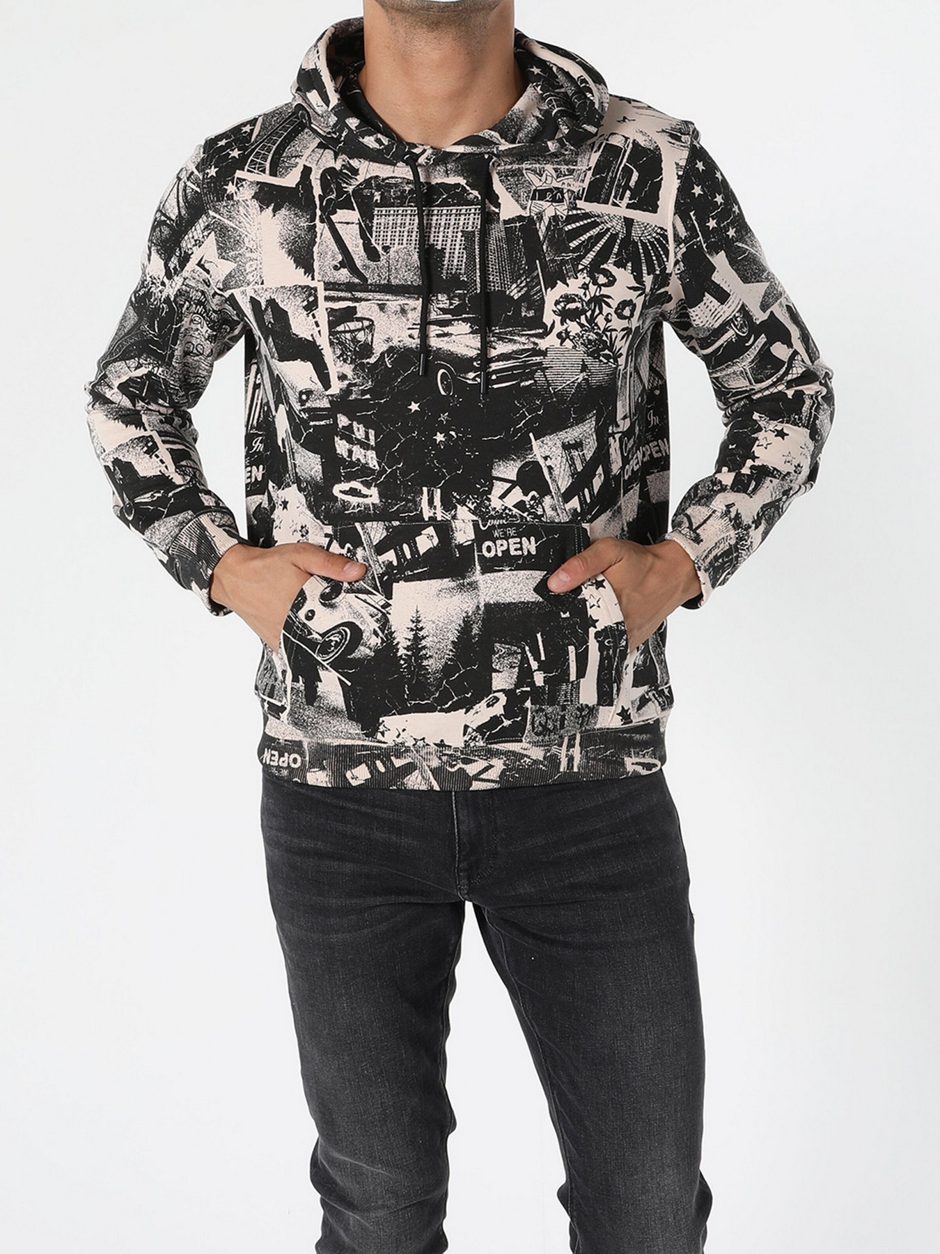 Худи Colin’s модель CL1055972BLK Фото