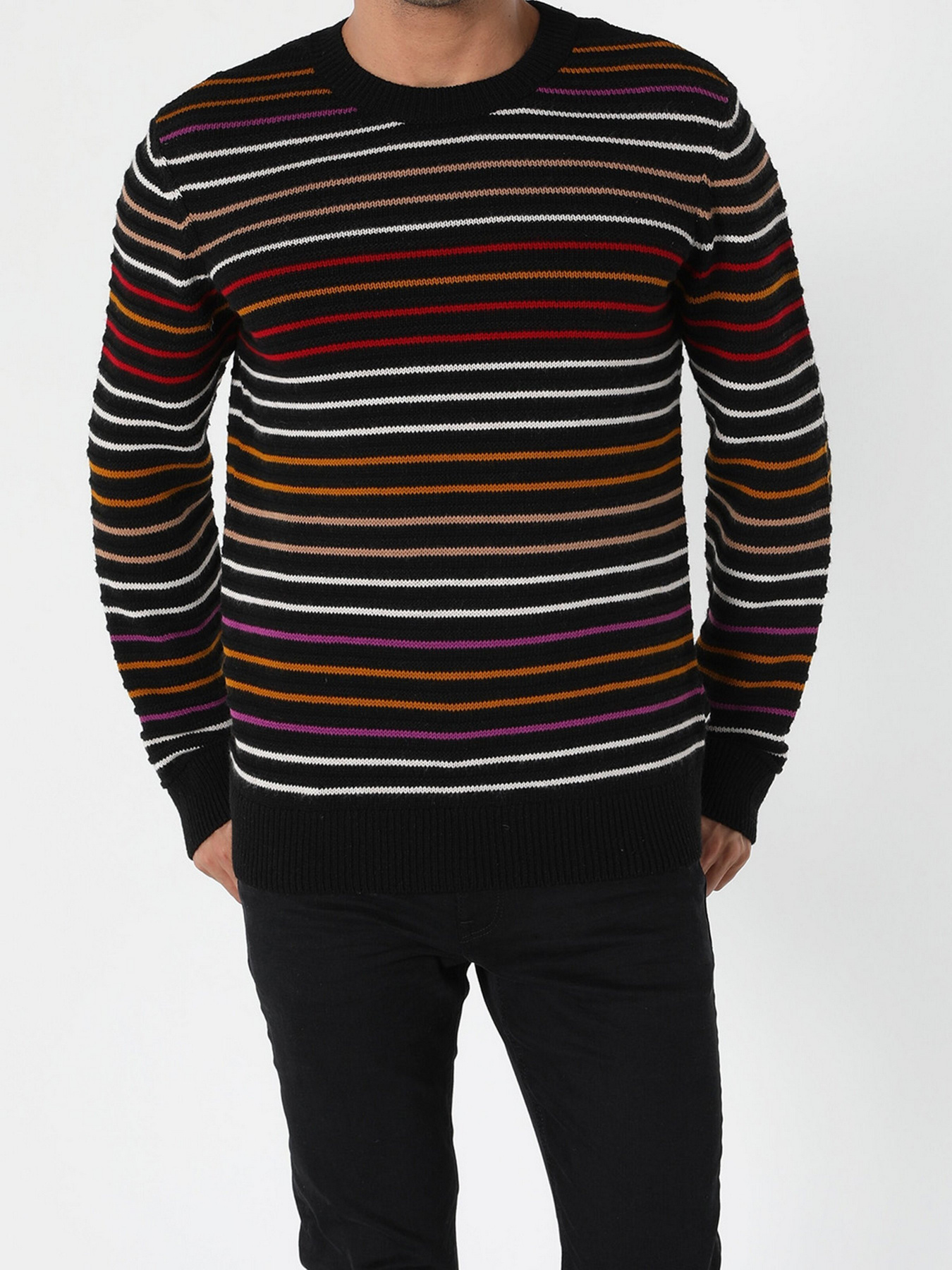 Джемпер Colin’s модель CL1056046BLK Фото