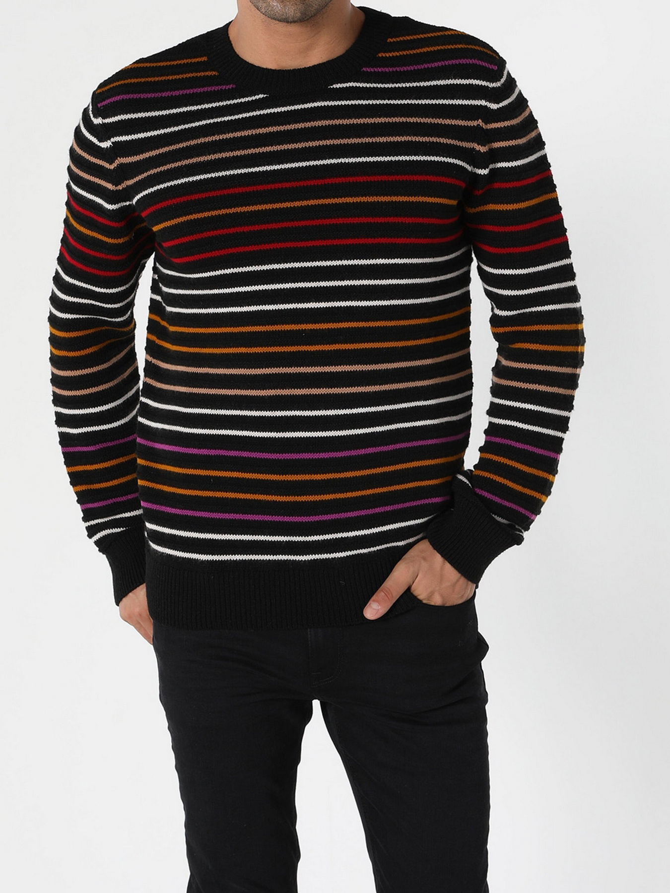 Джемпер Colin’s модель CL1056046BLK Фото