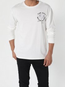 Лонгслив Colin’s модель CL1056155WHT Фото