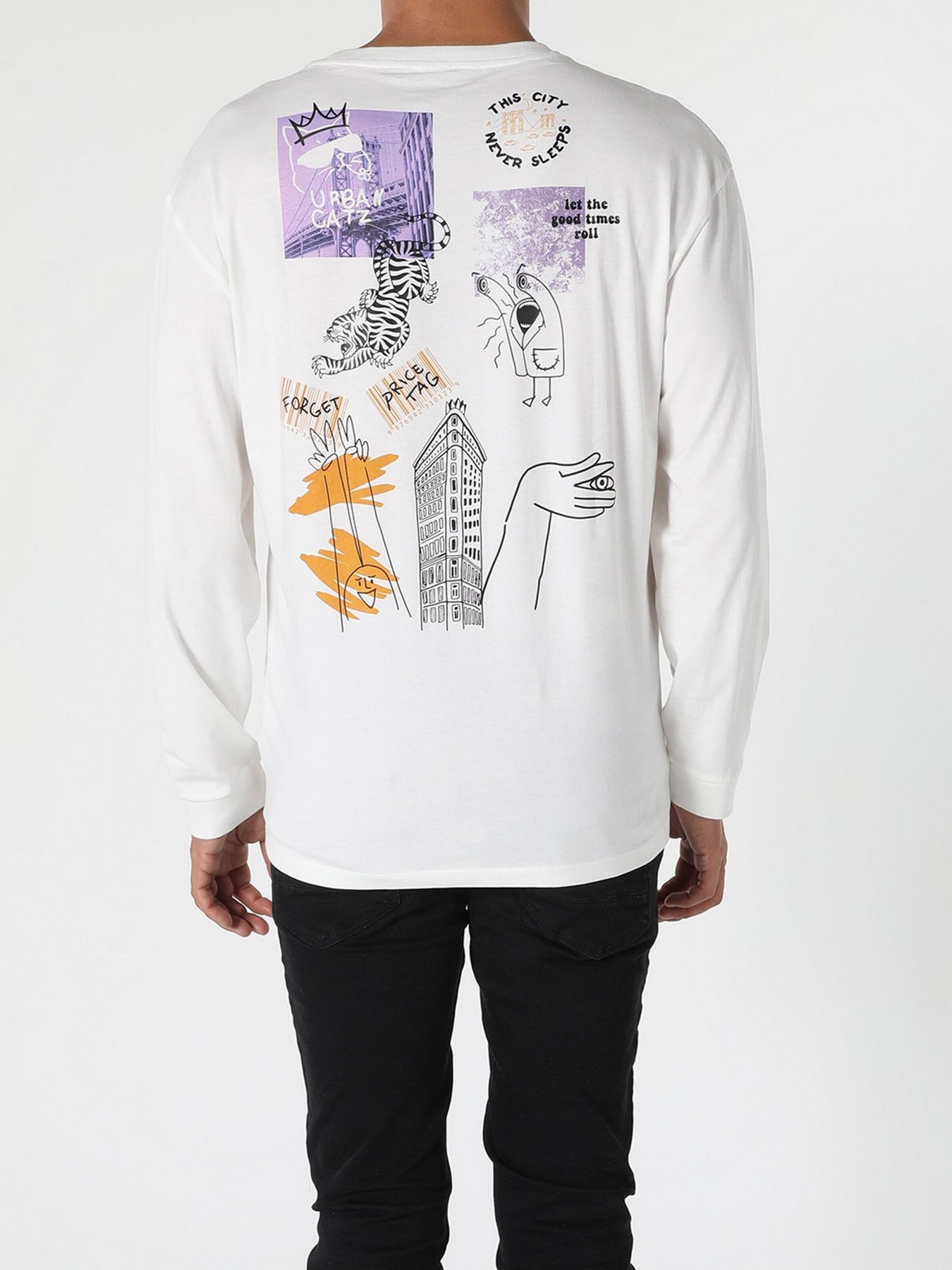 Лонгслів Colin’s модель CL1056155WHT Фото