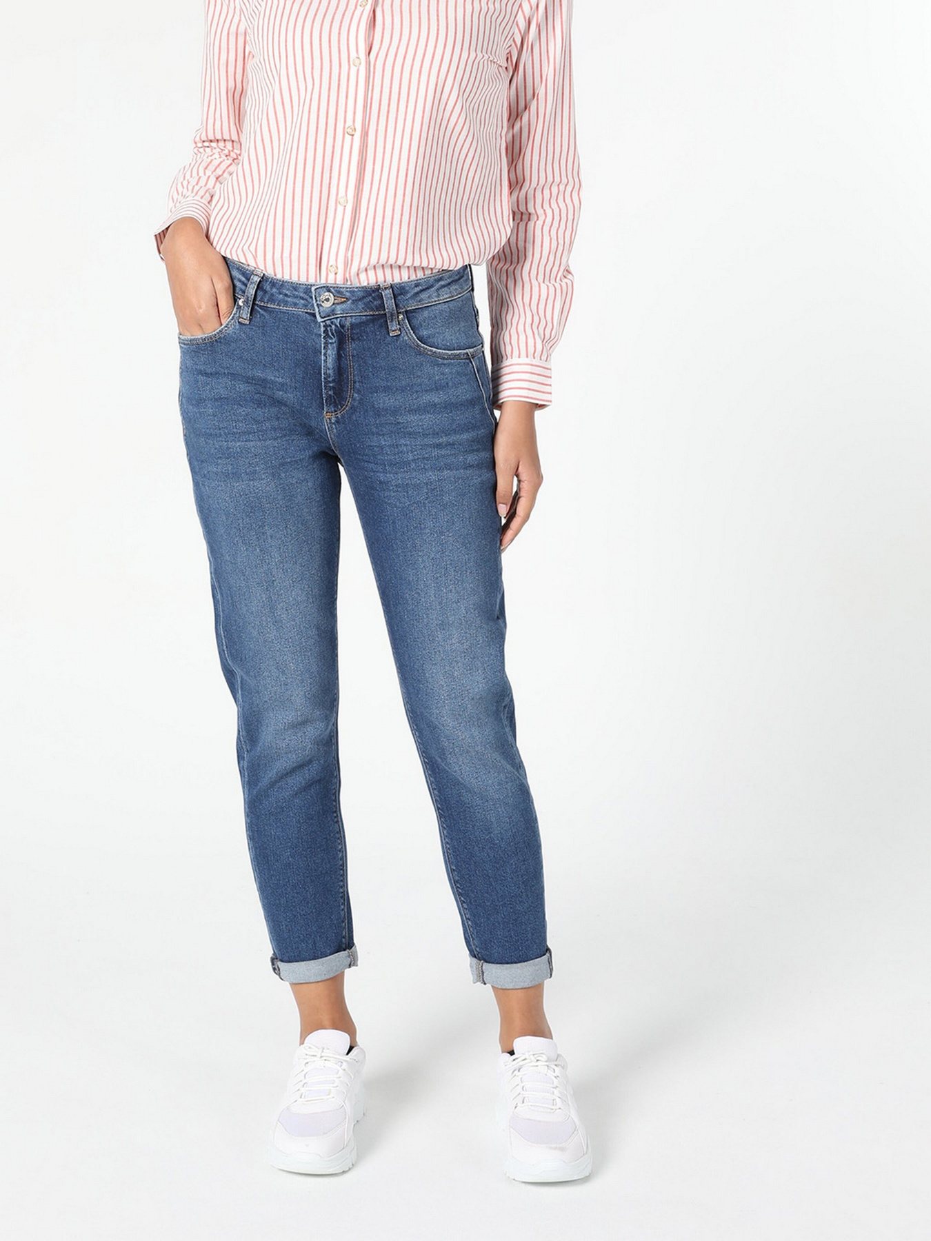Зауженные джинсы Colin’s модель CL1056325DN40700 Фото