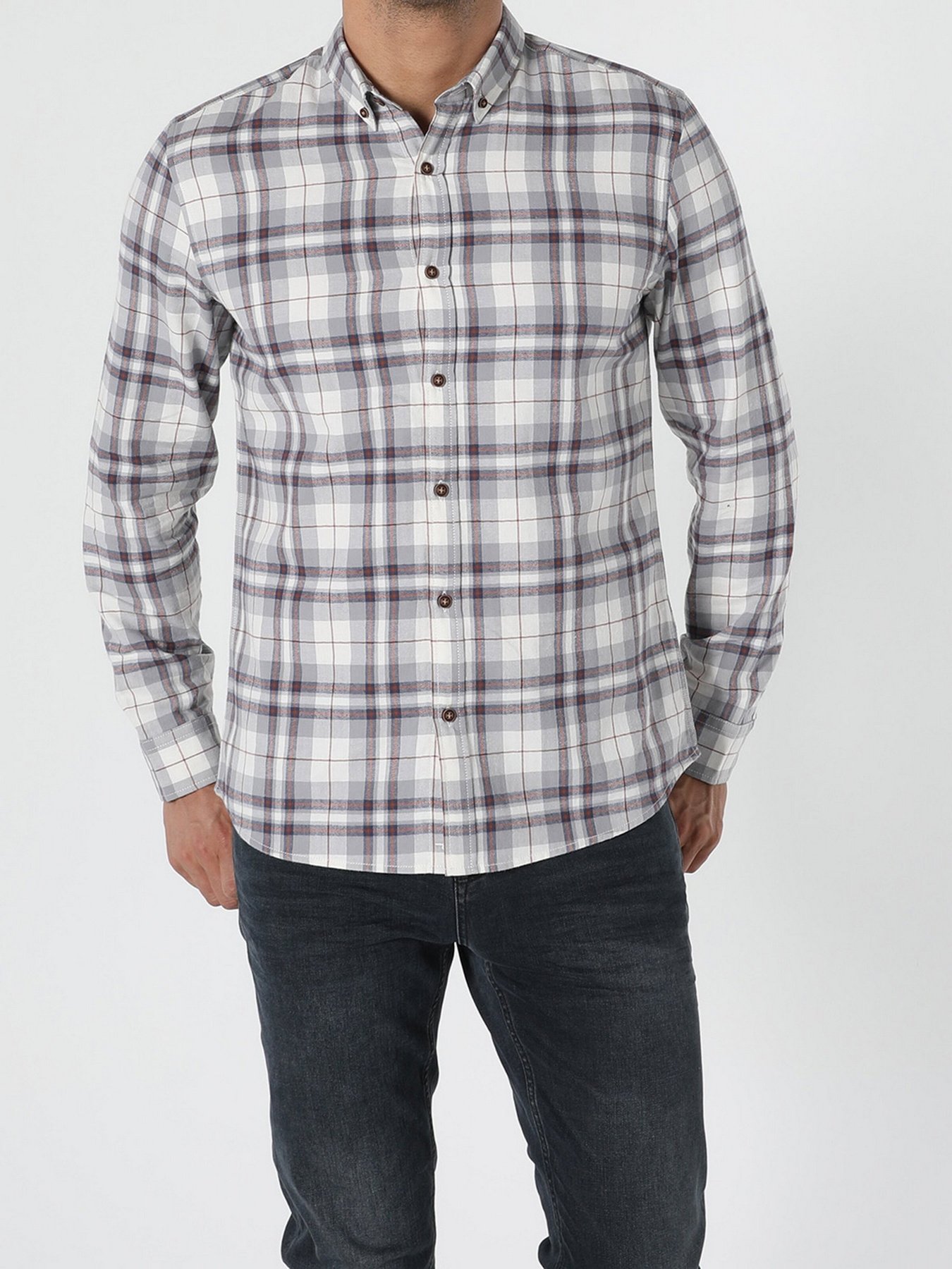 Сорочка Colin’s модель CL1056520GRA Фото