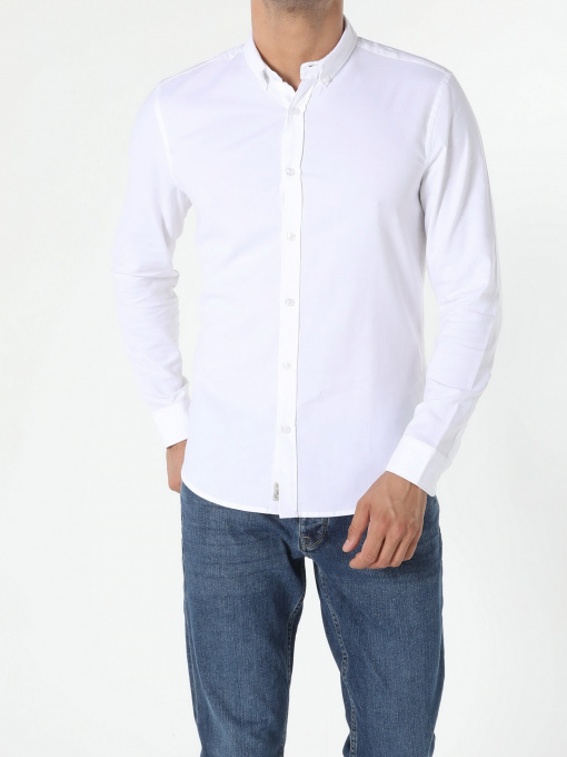 Рубашка повседневная Colin’s модель CL1048576WHT Фото