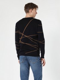 Джемпер Colin’s модель CL1056680BLK Фото