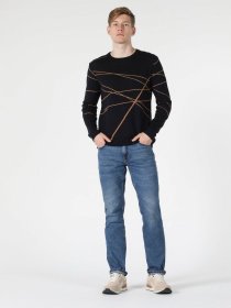 Джемпер Colin’s модель CL1056680BLK Фото