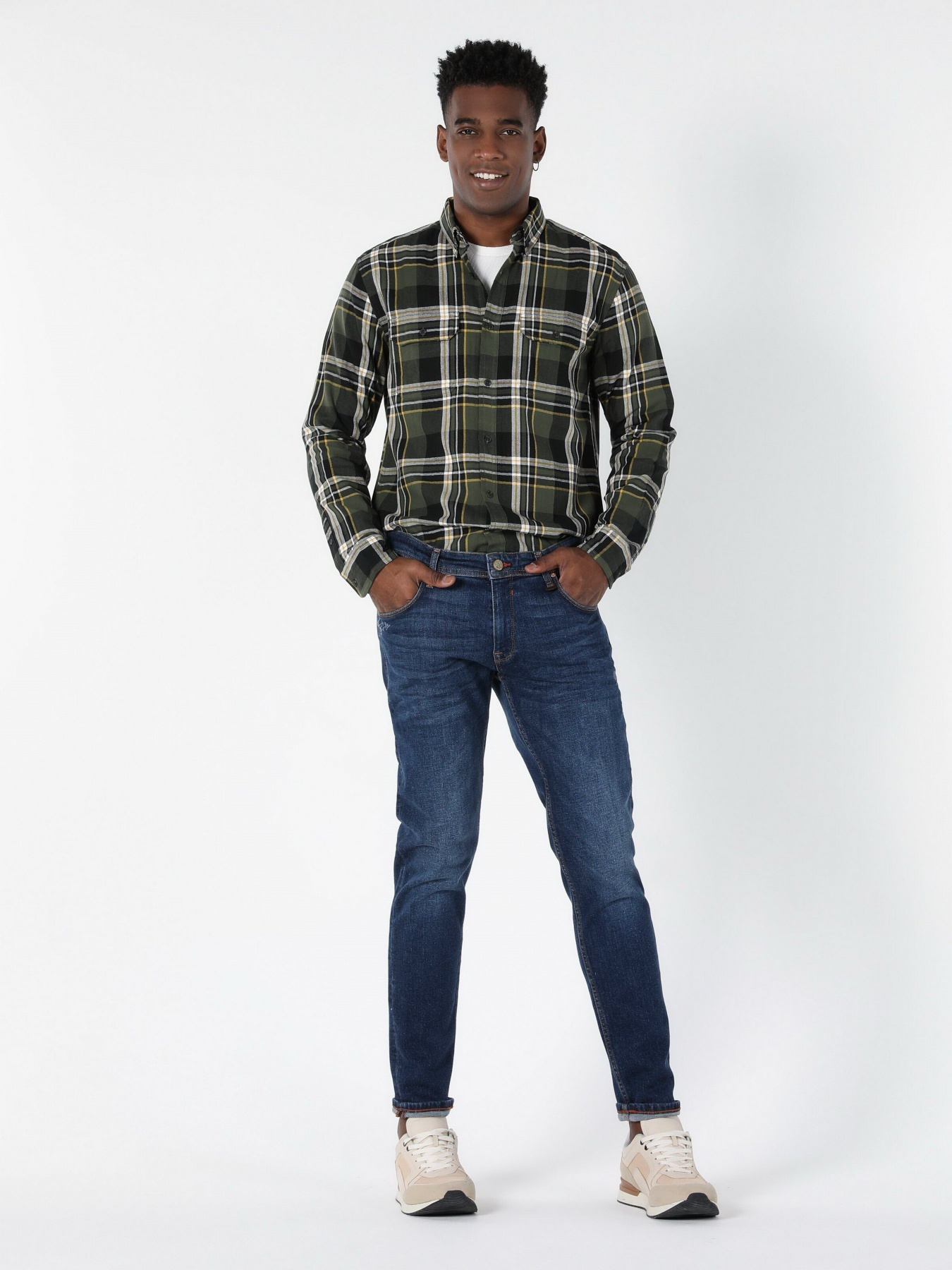 Рубашка повседневная Colin’s модель CL1056700KHA Рубашка повседневная Colin’s модель CL1056700KHA Фото