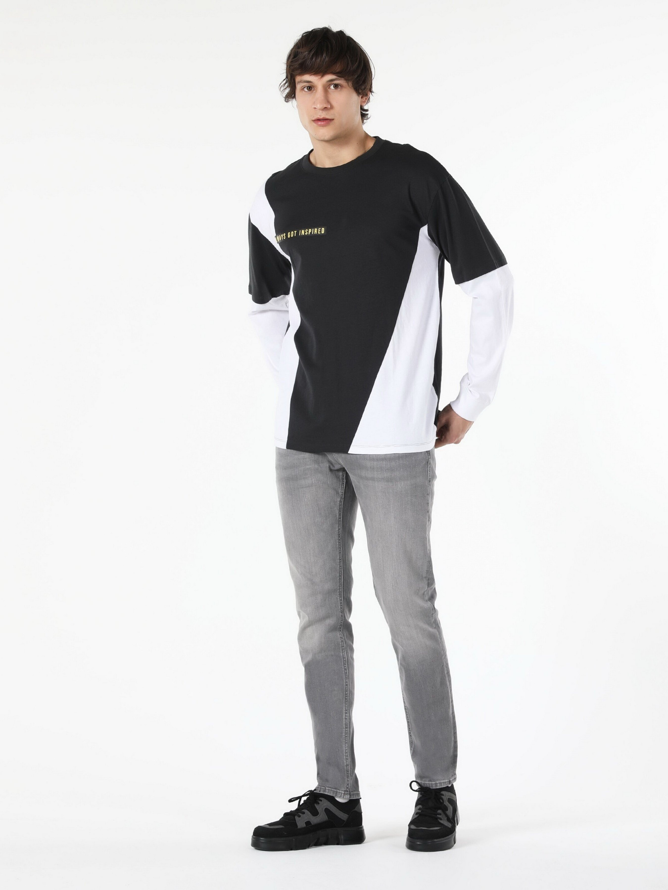 Лонгслів Colin’s модель CL1056774ANT Лонгслів Colin’s модель CL1056774ANT Фото