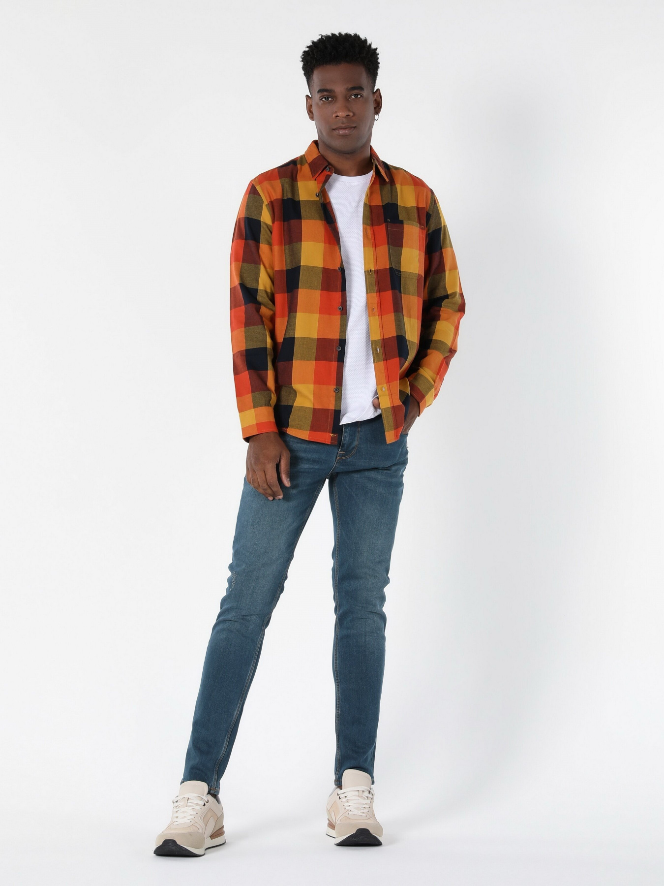 Рубашка повседневная Colin’s модель CL1056880YLS Фото