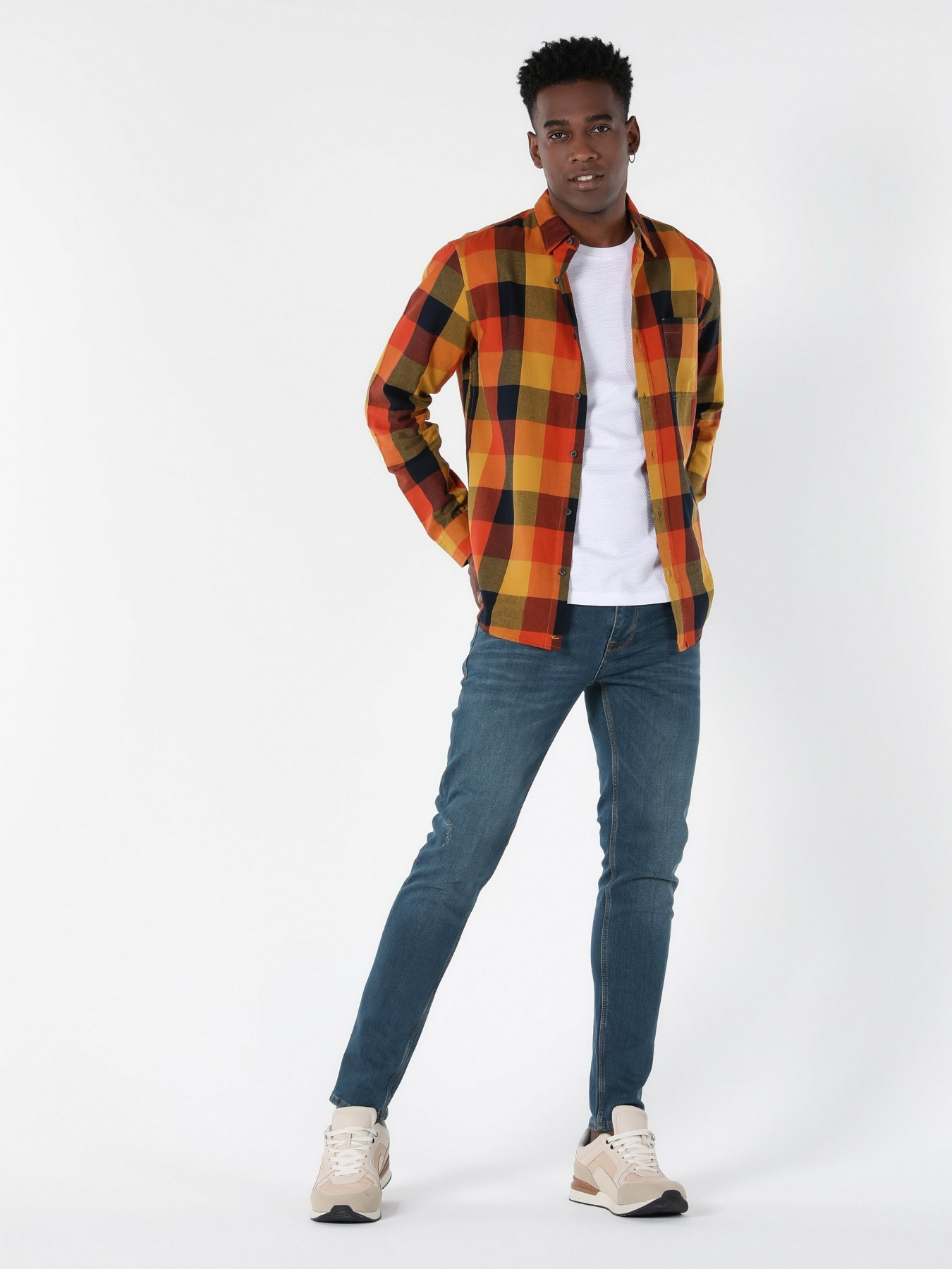 Рубашка повседневная Colin’s модель CL1056880YLS Фото