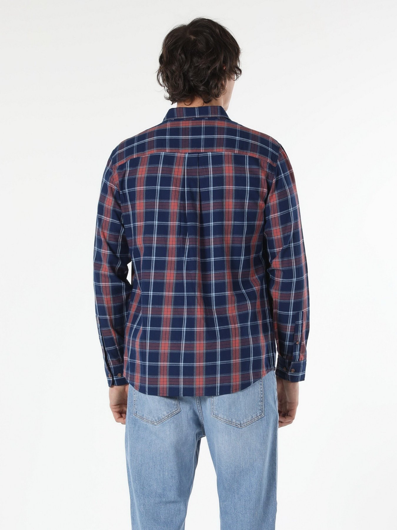 Рубашка повседневная Colin’s модель CL1056984NAV Рубашка повседневная Colin’s модель CL1056984NAV Фото