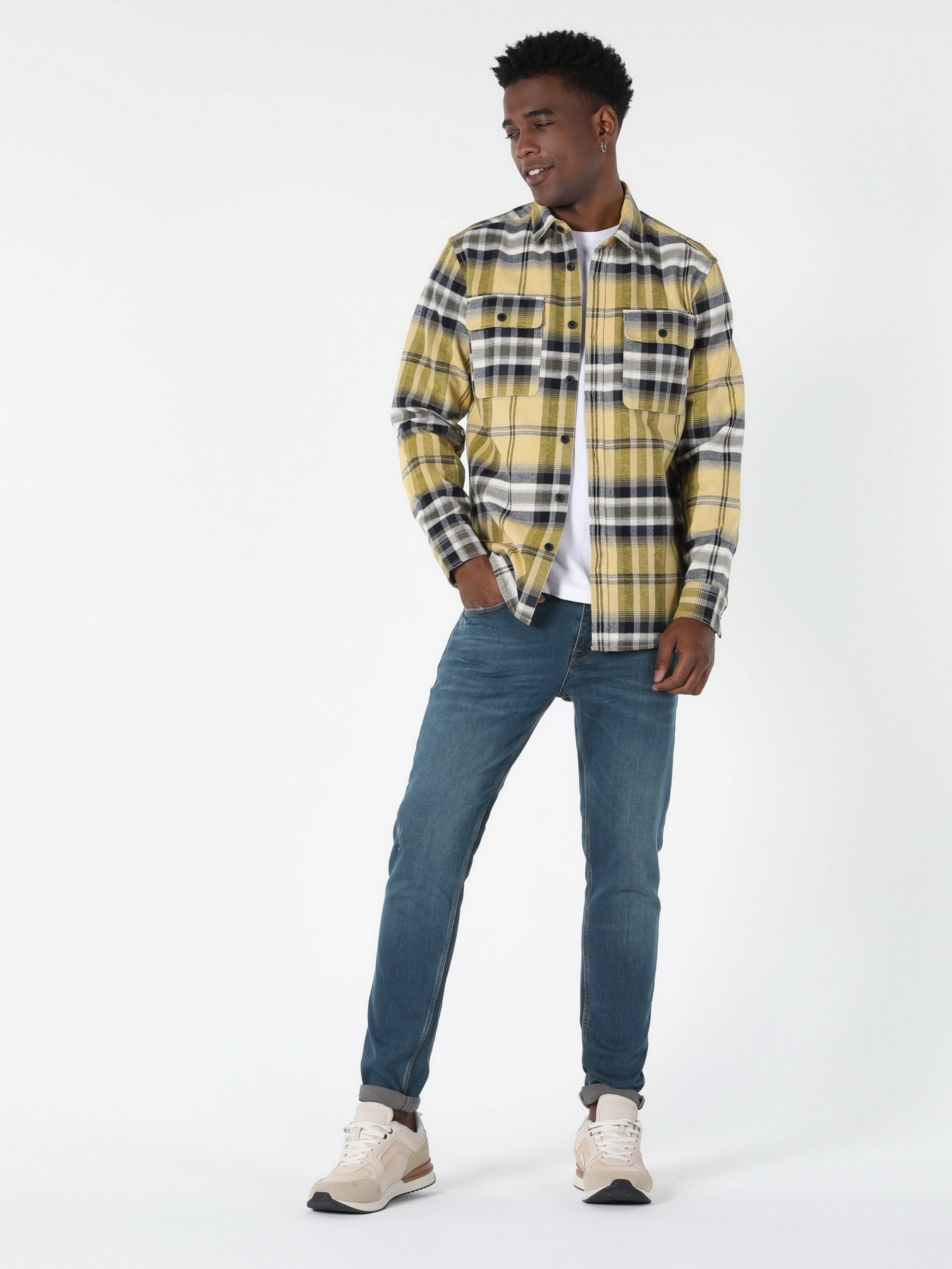 Рубашка Colin’s модель CL1057187YLW Фото