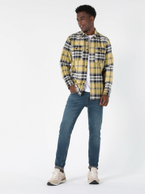 Рубашка повседневная Colin’s модель CL1057187YLW Фото