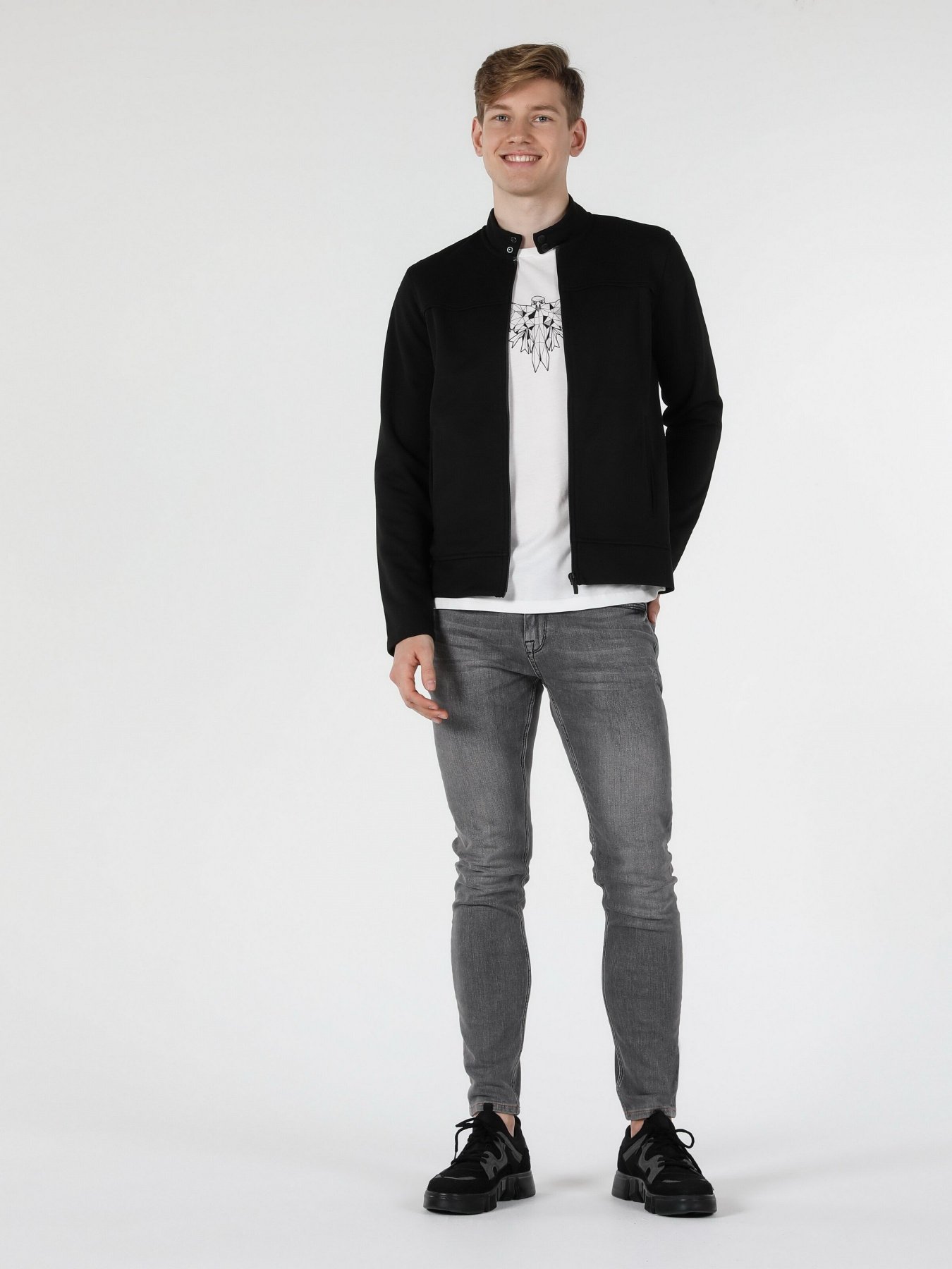 Спортивна кофта Colin’s модель CL1057194BLK Фото