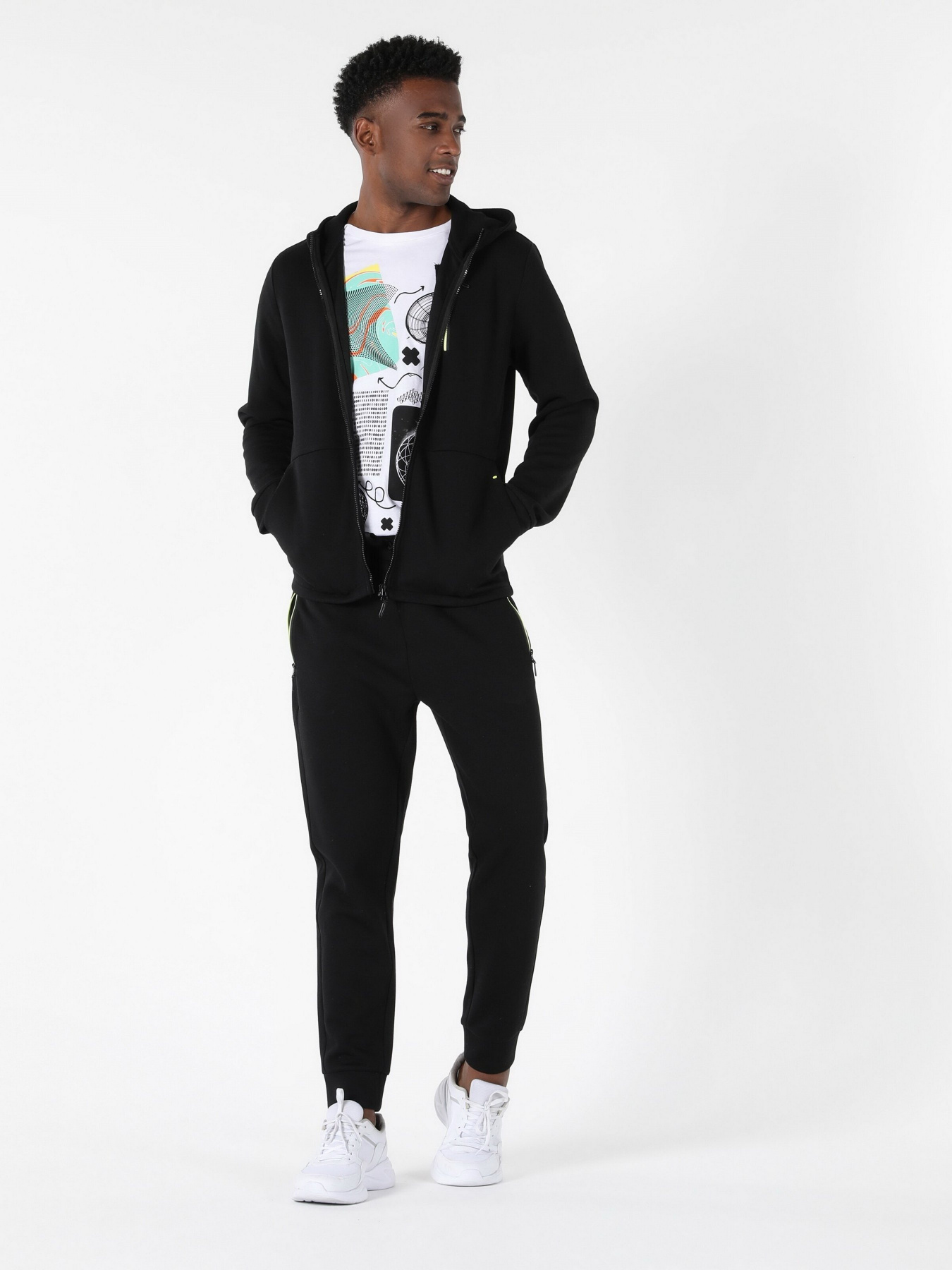 Кофта спортивна Colin’s модель CL1057254BLK Фото