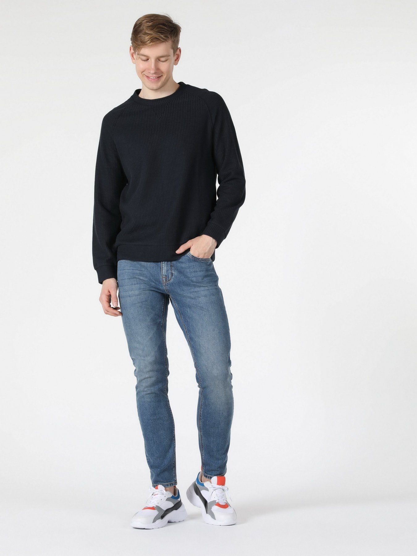 Джемпер Colin’s модель CL1057263NAV Фото