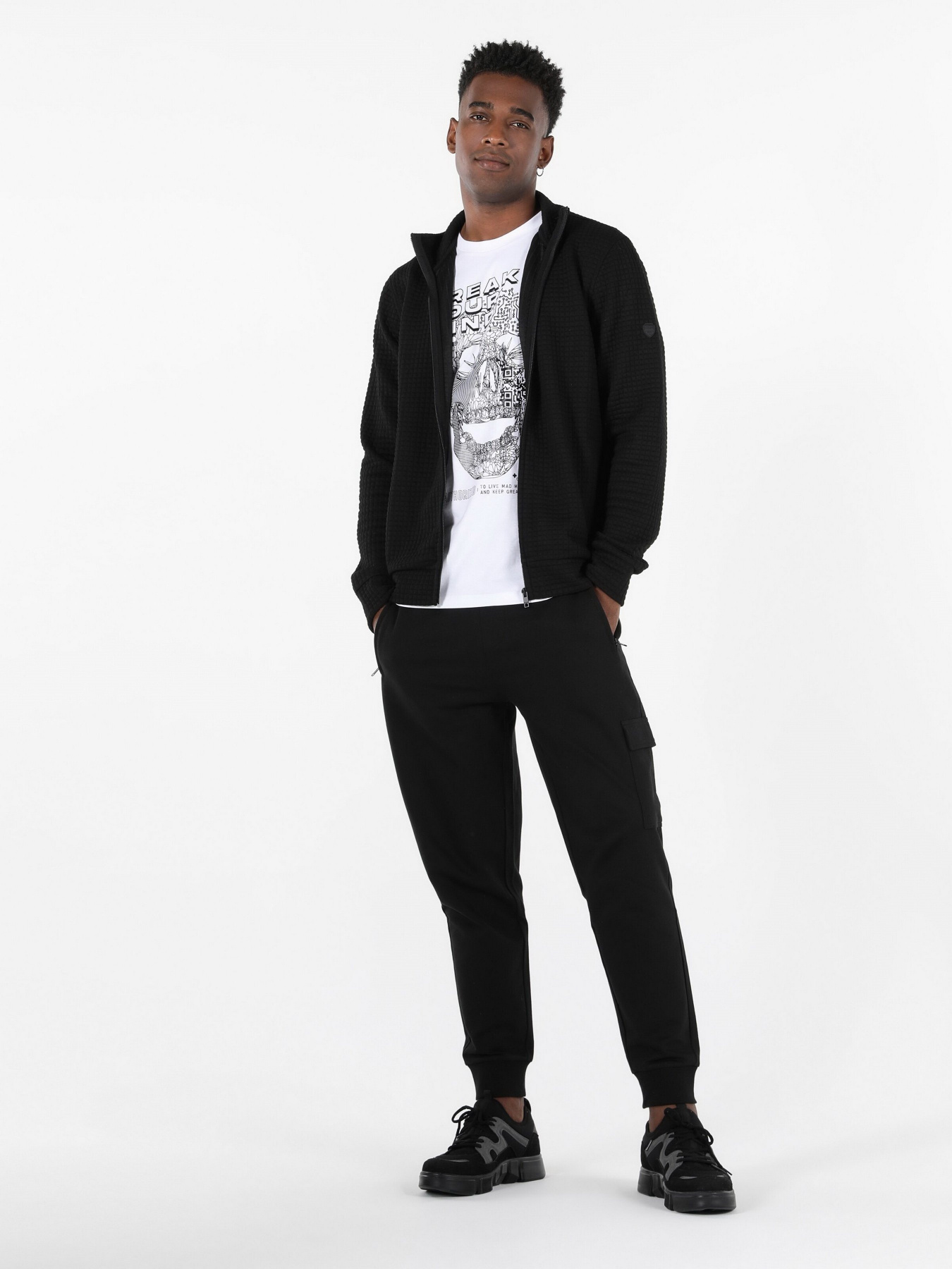 Демисезонная куртка Colin’s модель CL1057269BLK Фото