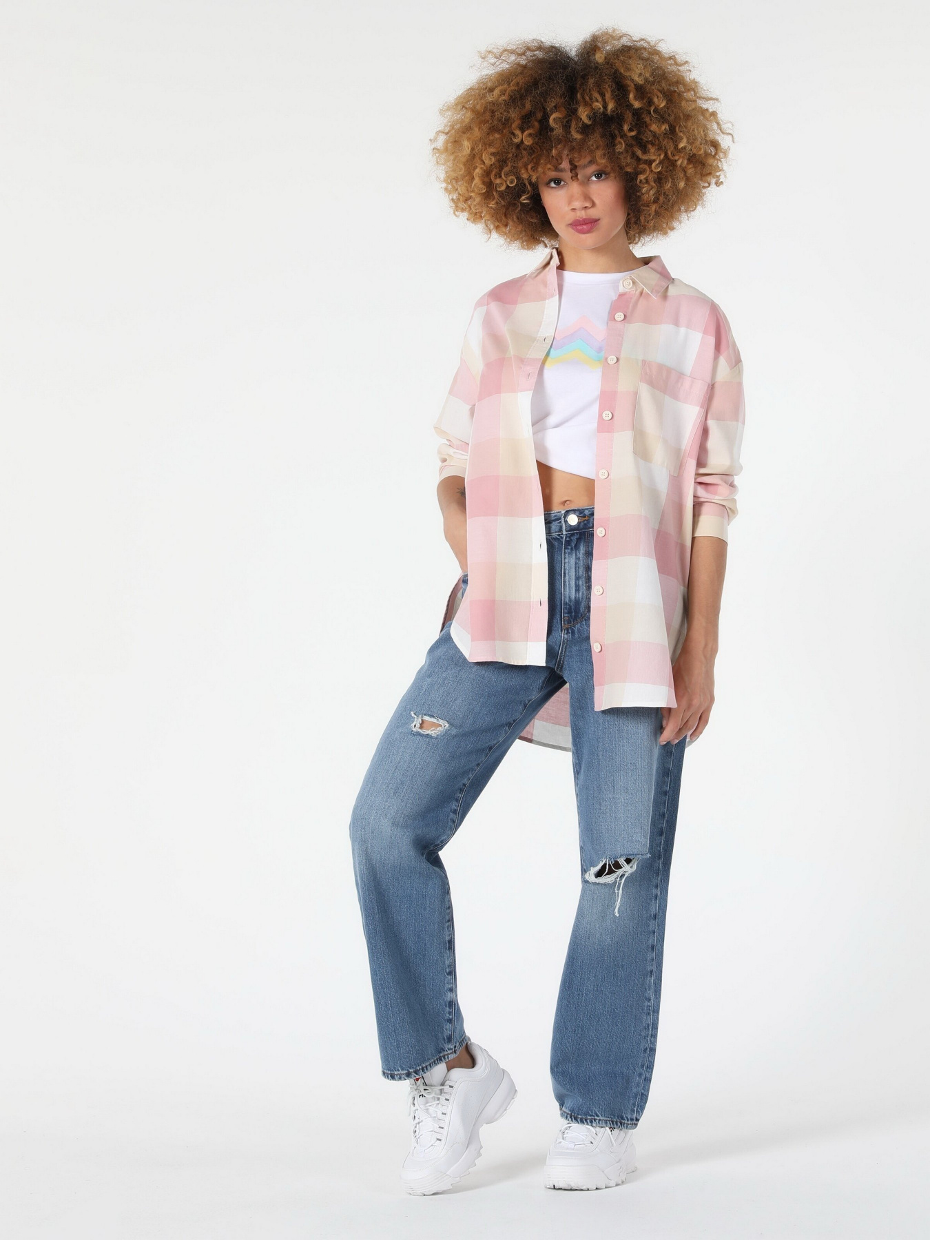 Рубашка повседневная Colin’s модель CL1057280PPO Фото