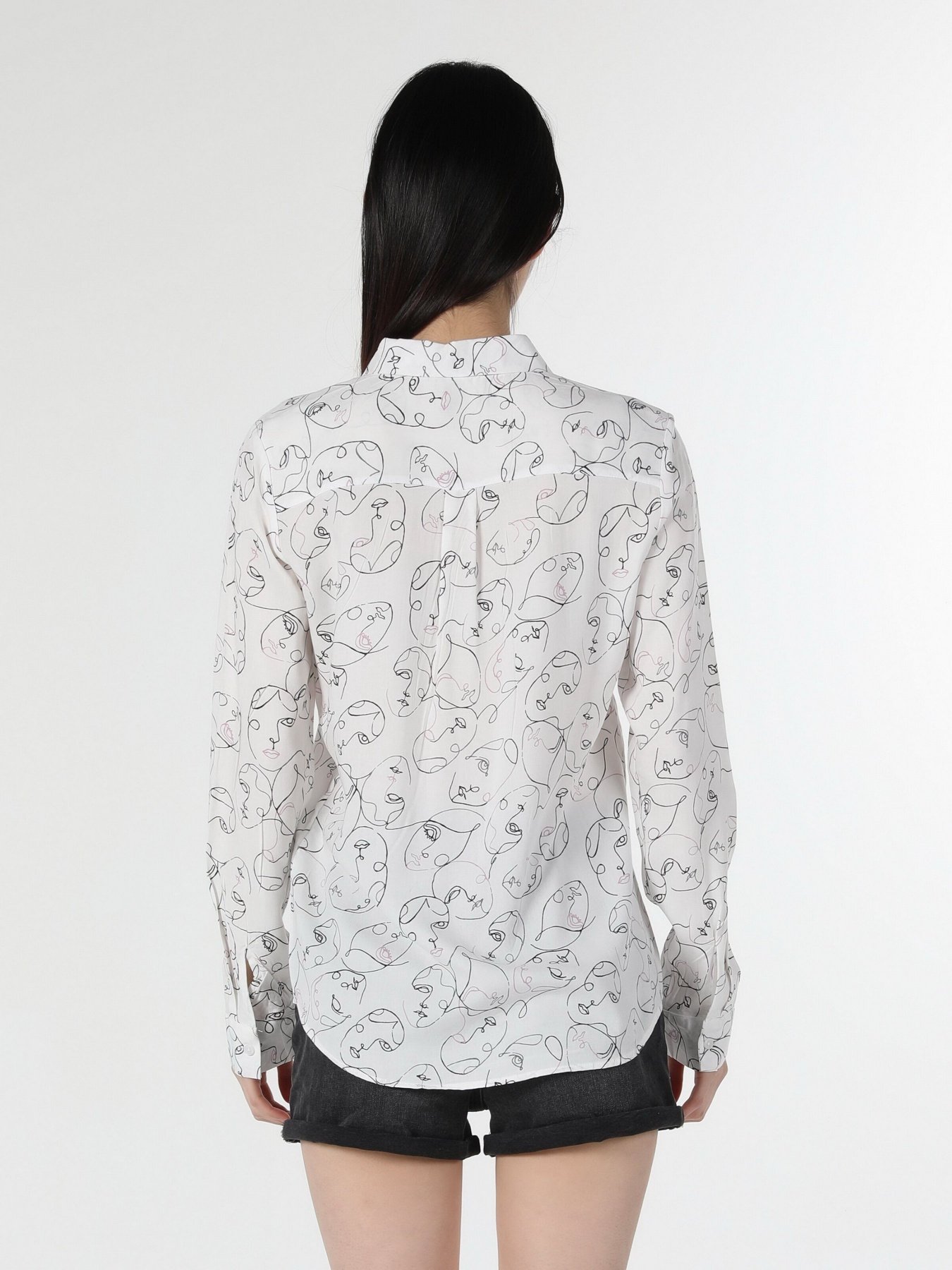 Рубашка повседневная Colin’s модель CL1057281WHT Фото