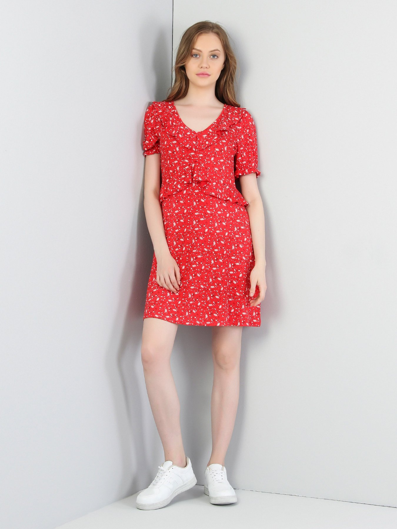 Платье мини Colin’s модель CL1036747RED Фото