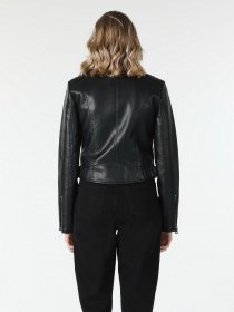 Куртка кожаная Colin’s модель CL1057306BLK Фото