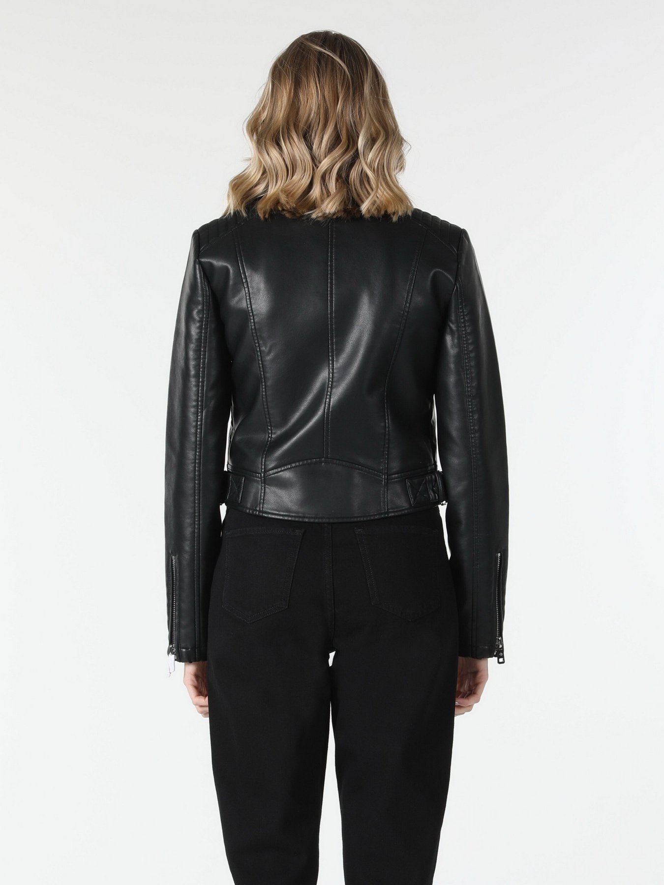 Куртка кожаная Colin’s модель CL1057306BLK Фото