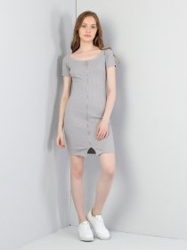 Платье мини Colin’s модель CL1036760GRA Фото