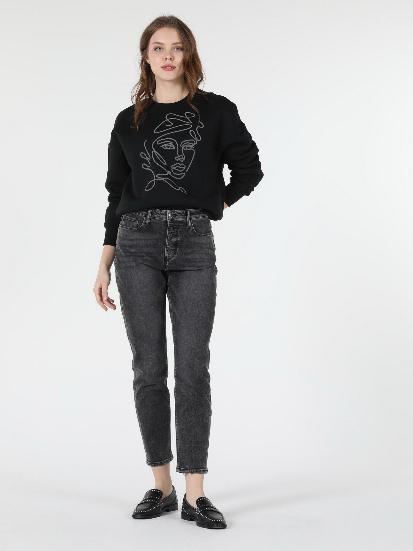 Свитшот Colin’s модель CL1057328BLK Фото