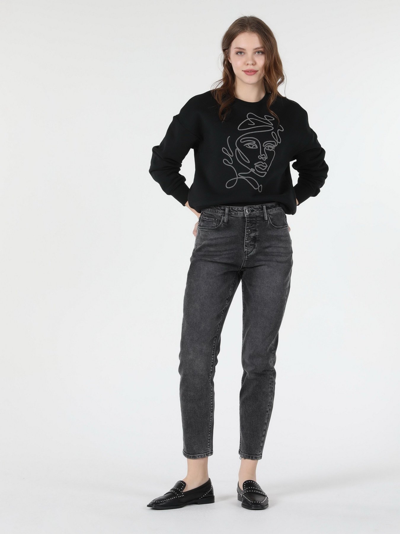 Свитшот Colin’s модель CL1057328BLK Фото