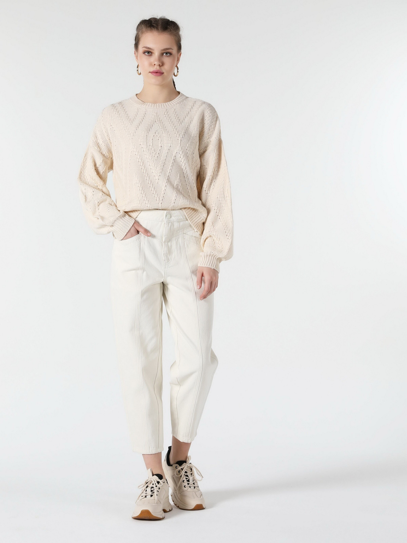 Джемпер Colin’s модель CL1057379ECR Фото