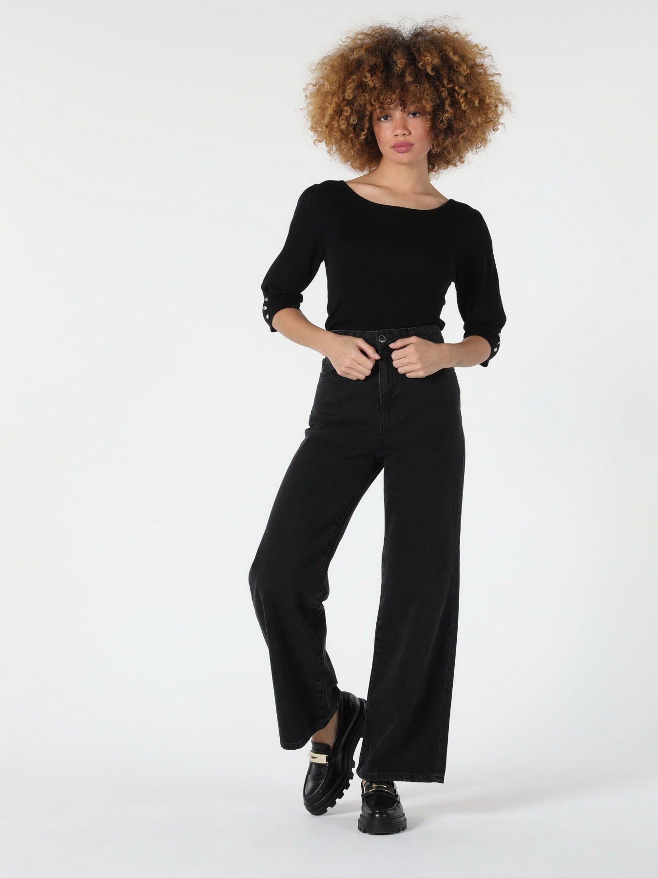 Джемпер Colin’s модель CL1057394BLK Фото