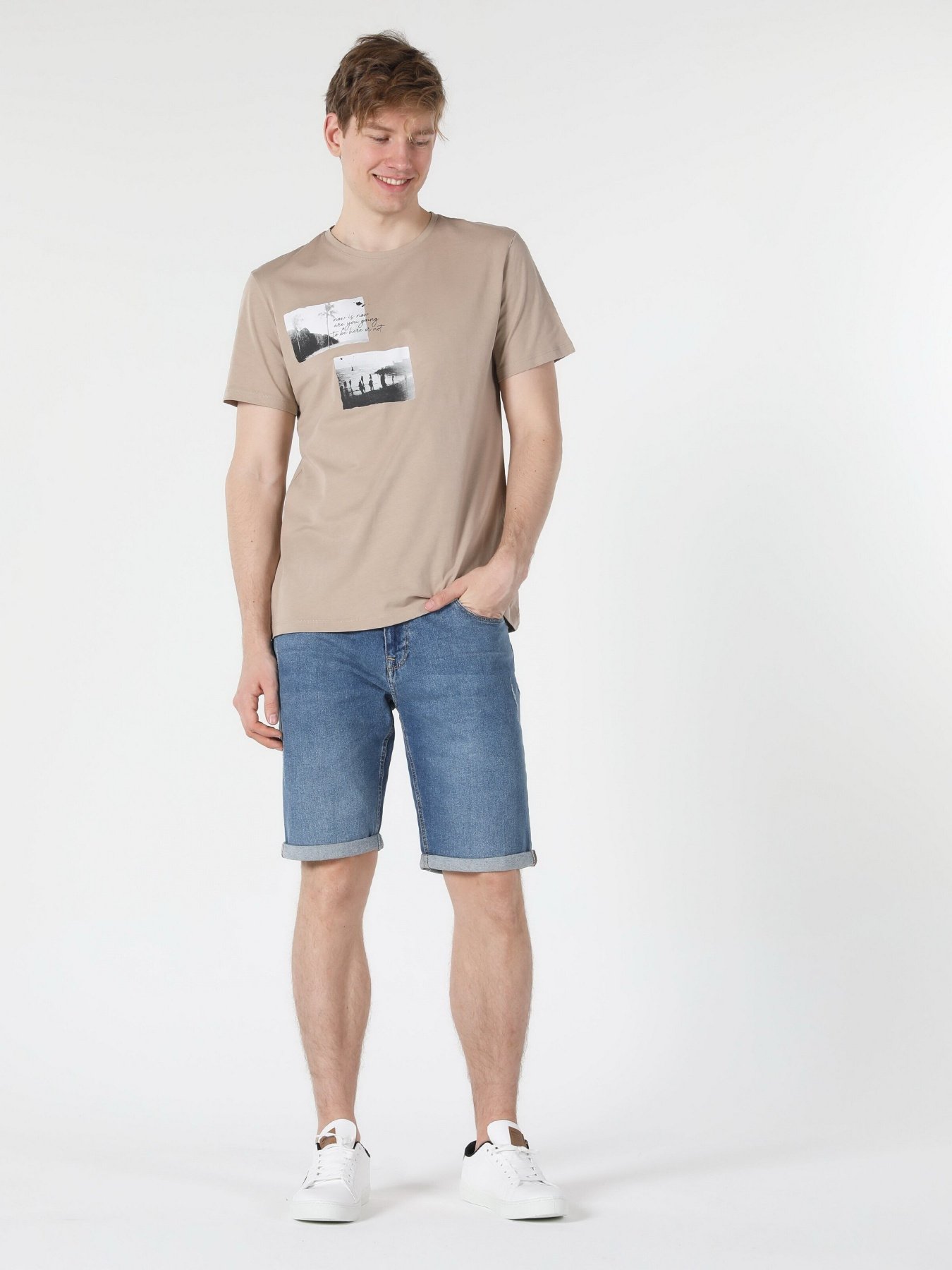 Футболки и поло Colin’s модель CL1057566BEI Фото